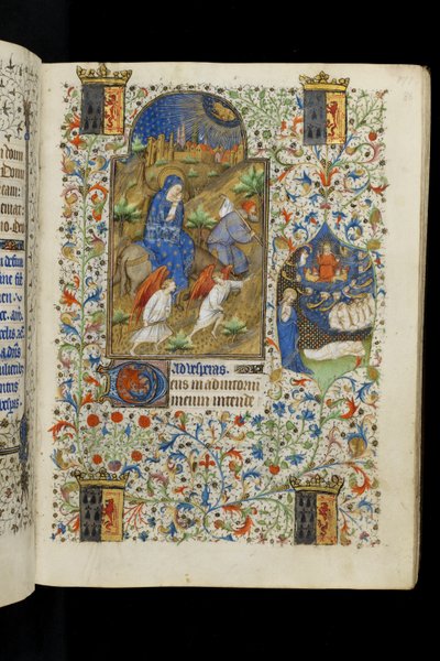 The Flight into Egypt, from a Book of Hours by Master of the Rohan Hours